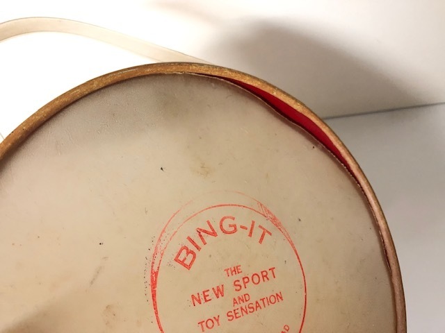 期間限定大幅値下げ！ 激レア アメリカ バドミントンゲームビング Vintage BING IT Badminton Game 1950 年代 ディスプレイ VG-2の画像4