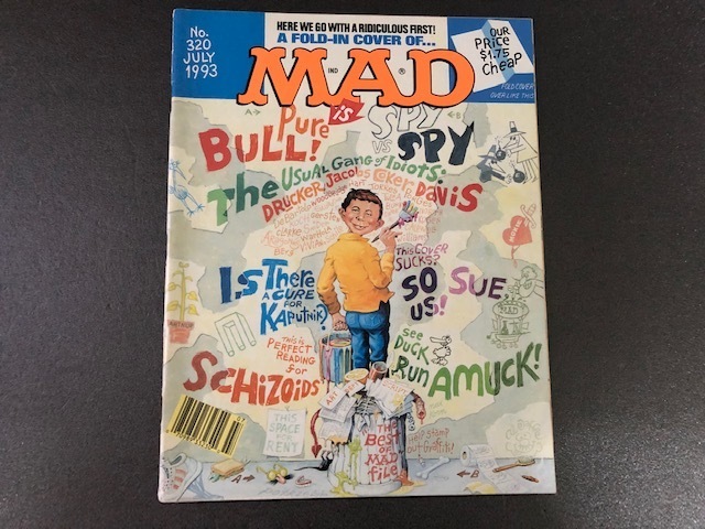  limited time large price decline! click post possible! 1993 year [ mud magazine ]MAD MAGAZINE magazine book@ Alfred E Newman comics VG-A-29