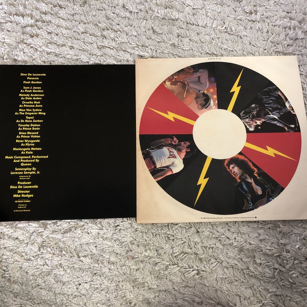 再生確認済★QUEEN フラッシュ・ゴードン オリジナル・サウンドトラック 中古LPレコード_画像4