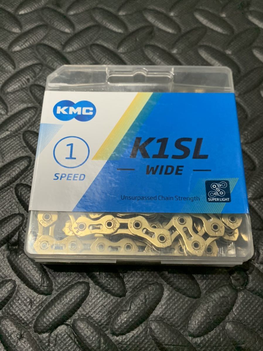 チェーン KMC K710SL SuperLite Kool Bicycle Chain 1-Speed, 12 x 1/8