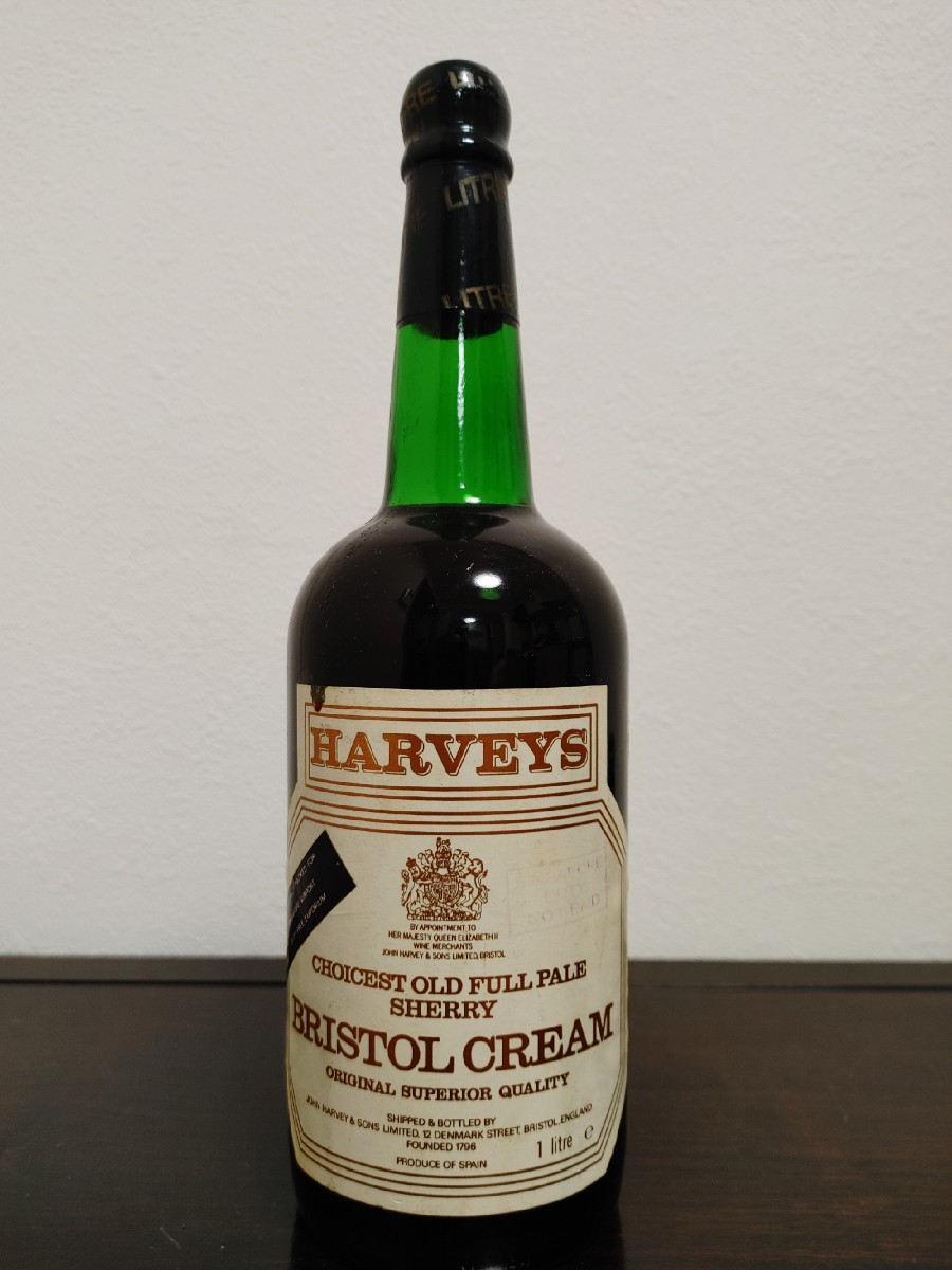 古酒Harveys Bristol Cream Choicest Old Full Pale Sherry1980s
