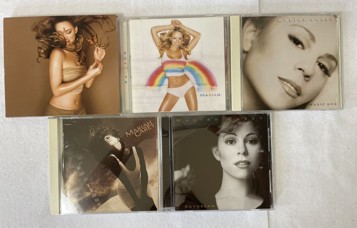 ★H145★マライア・キャリー Mariah Carey まとめて5タイトル CD アルバム 中古 RAINBOW DAYDREAM MUSICBOX バタフライ_画像1
