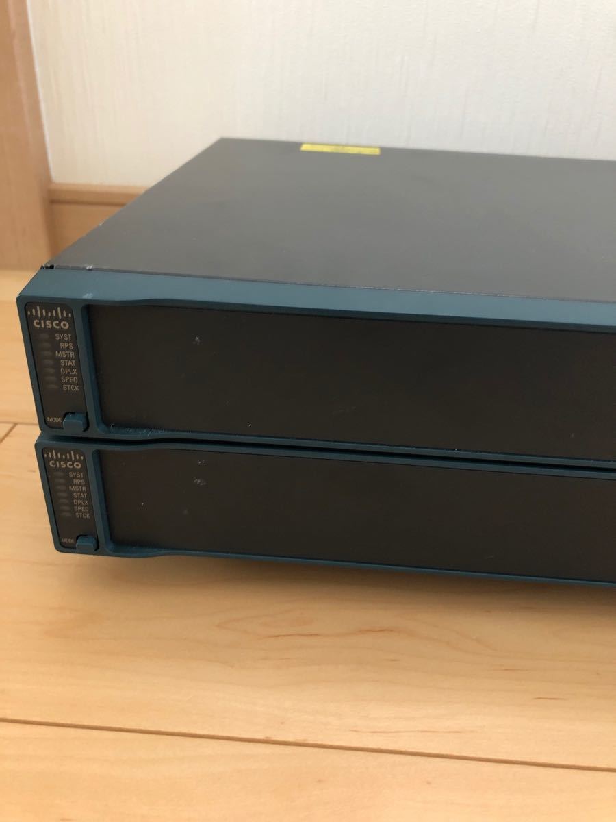 【CCNA、CCNP】2台　スタックL2スイッチ2960 