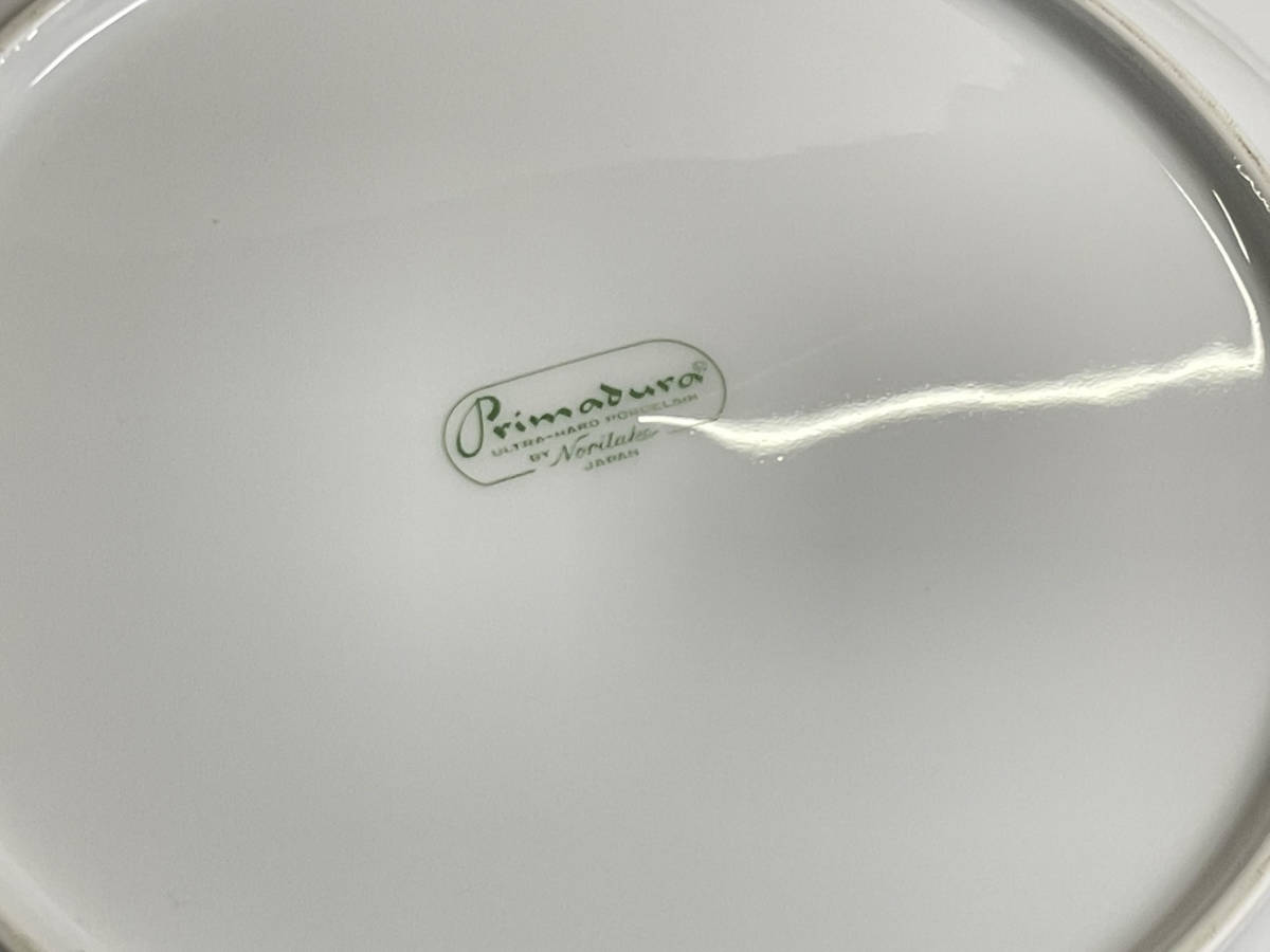 AT256★中古箱無し Noritake ノリタケ プレート5枚セット★Primadura プリマデュラ★直径約25.5cm_画像3