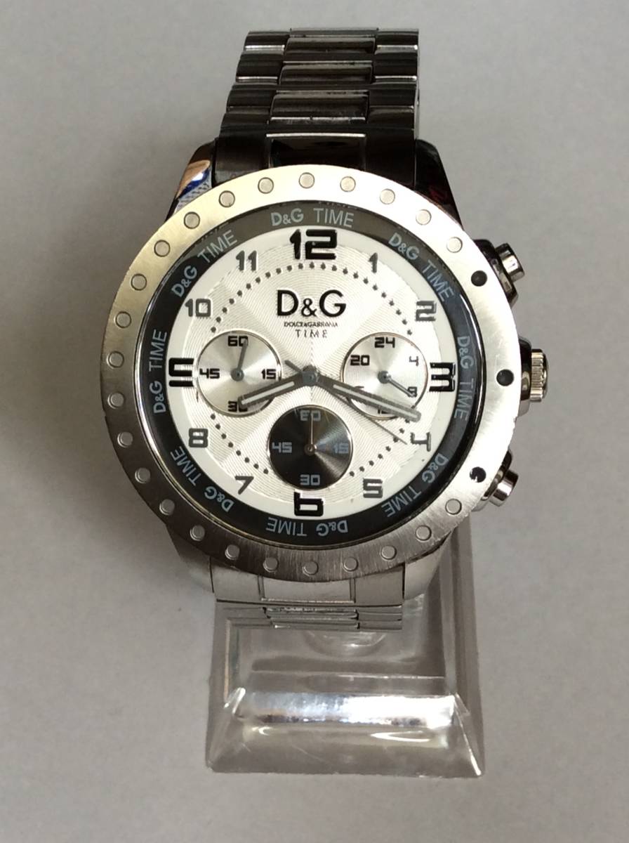 DOLCE&GABBANAドルチェ&ガッバーナ D&G TIME NAVAJO ナバジョ クロノグラフ 腕時計 型番 DW0191(5/12) _画像1