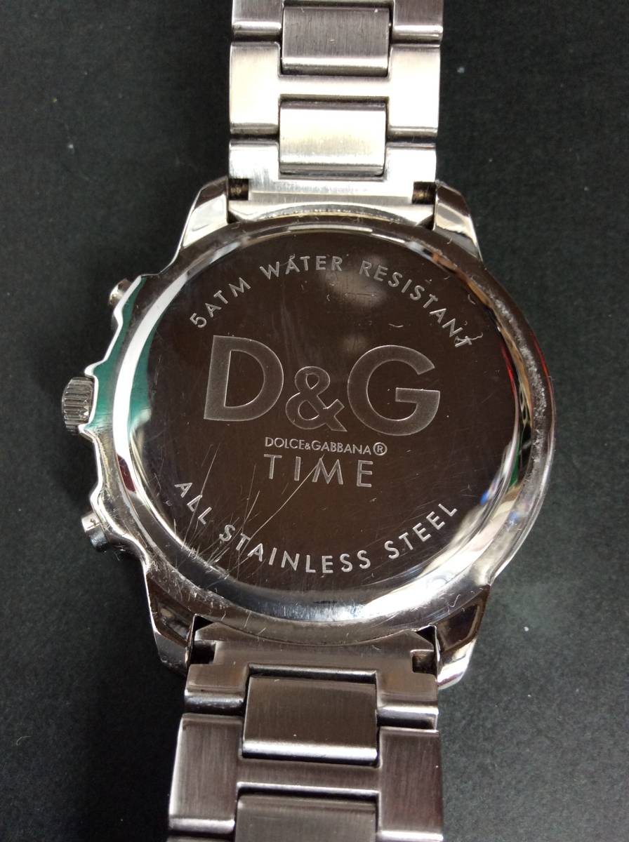 DOLCE&GABBANAドルチェ&ガッバーナ D&G TIME NAVAJO ナバジョ クロノグラフ 腕時計 型番 DW0191(5/12) _画像4