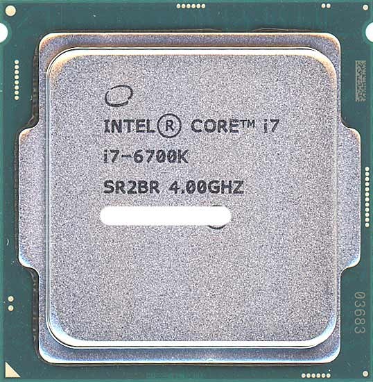 【中古】Core i7 6700K 4.0GHz 8M LGA1151 95W SR2BR