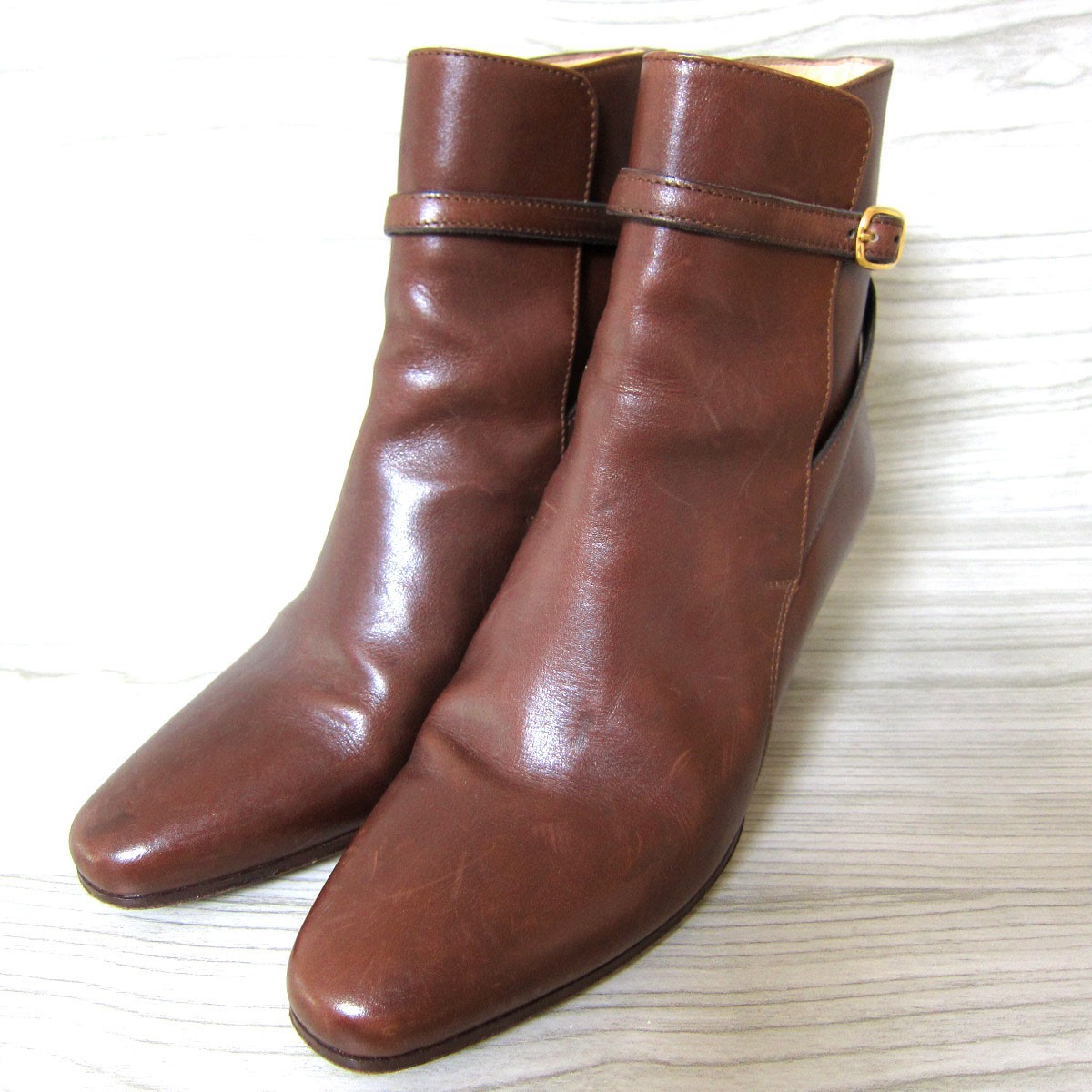 美品 TANINO CRISCI タニノクリスチー ベルト レザー ジョッパー