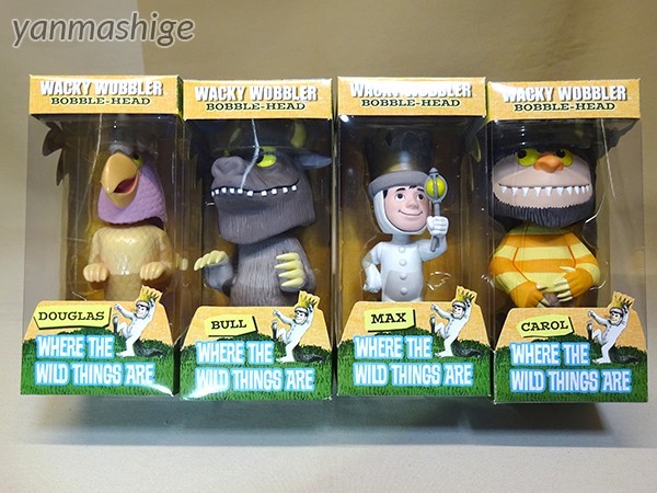 新品FUNKO かいじゅうたちのいるところ絵本版 全4種セット Where the Wild Things Are ワッキーワブラーバブルヘッド 首振り 検)POP_画像1