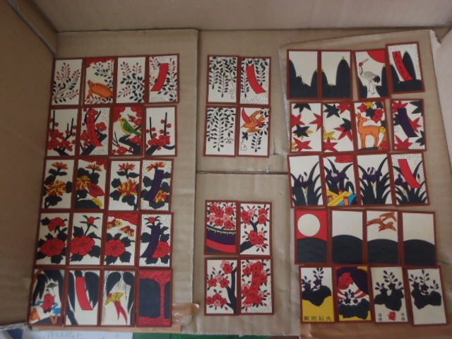[ б/у товар ] Hanabuta . печать retro античный чёрный ×48 листов красный ×48 листов 