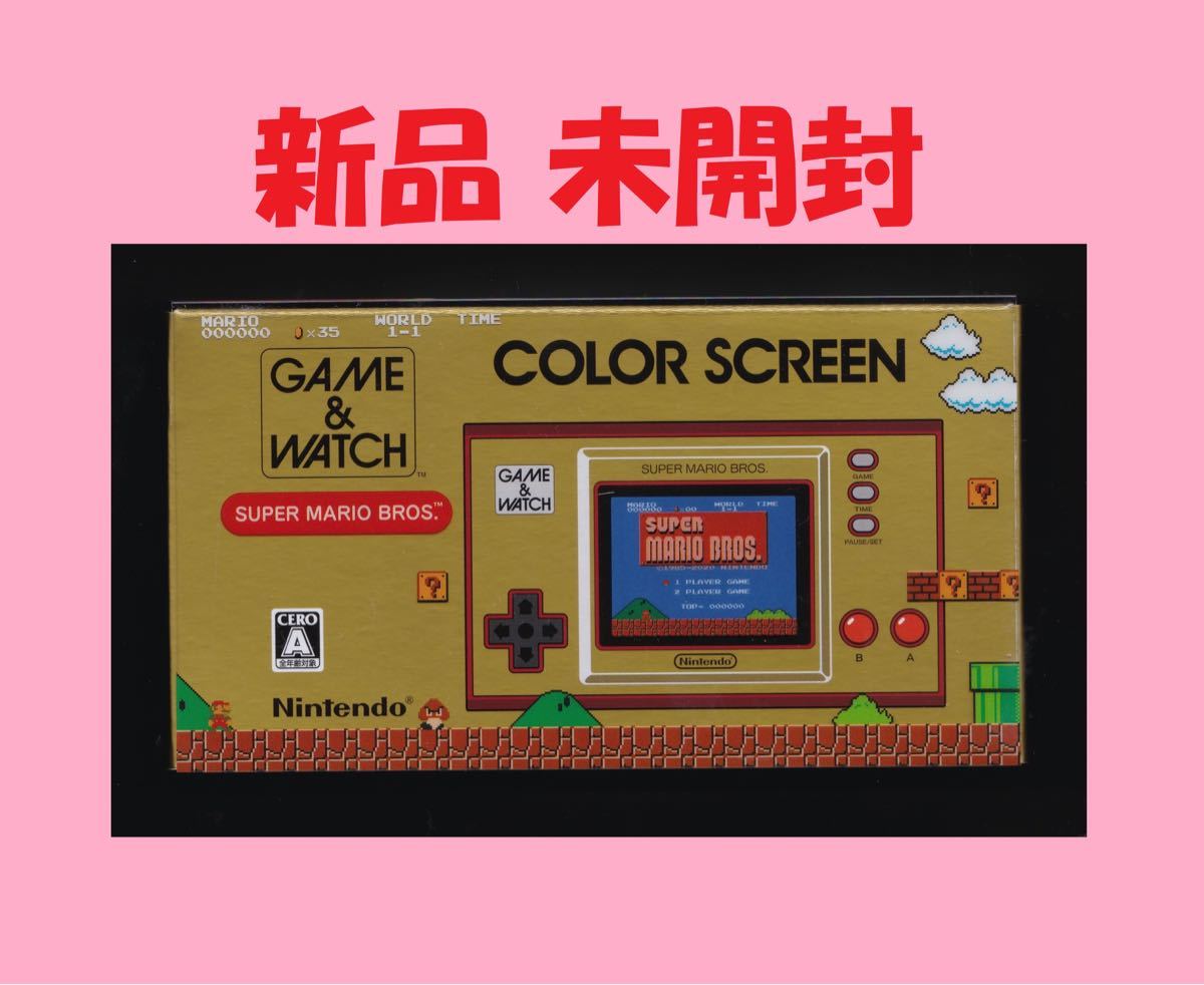 新品 未開封品 Nintendo ゲーム & ウォッチ スーパー マリオ ブラザーズ 任天堂 SM-35 任天堂 ゲームウォッチ