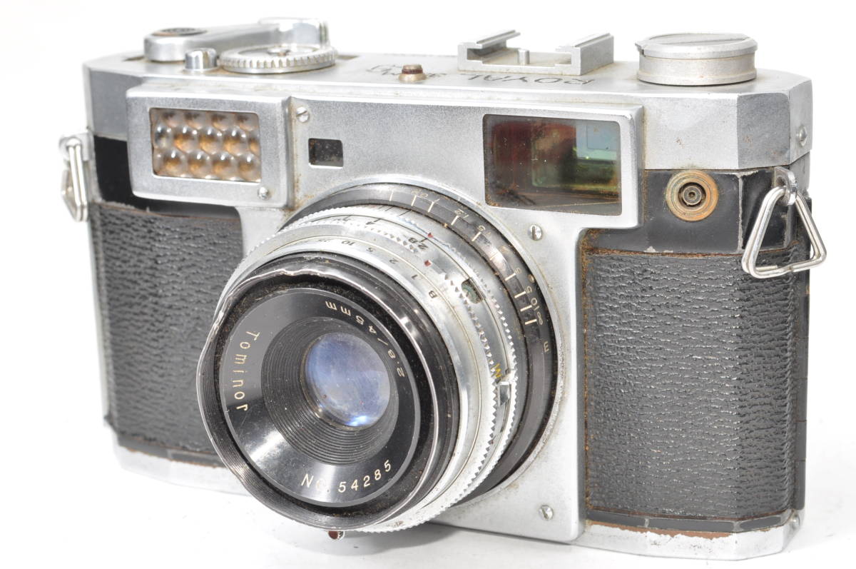 超稀少カメラ ROYAL 35-M ローヤルカメラ Tominor 45mm F2.8 ♯A398