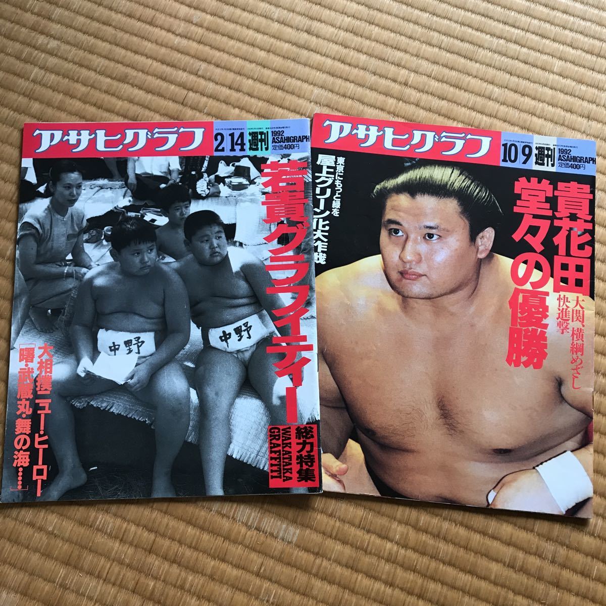 アサヒグラフ貴乃花 若乃花特集9冊セット日本代购 买对网 アサヒグラフ貴乃花 若乃花特集9冊セット日本代购 买对网