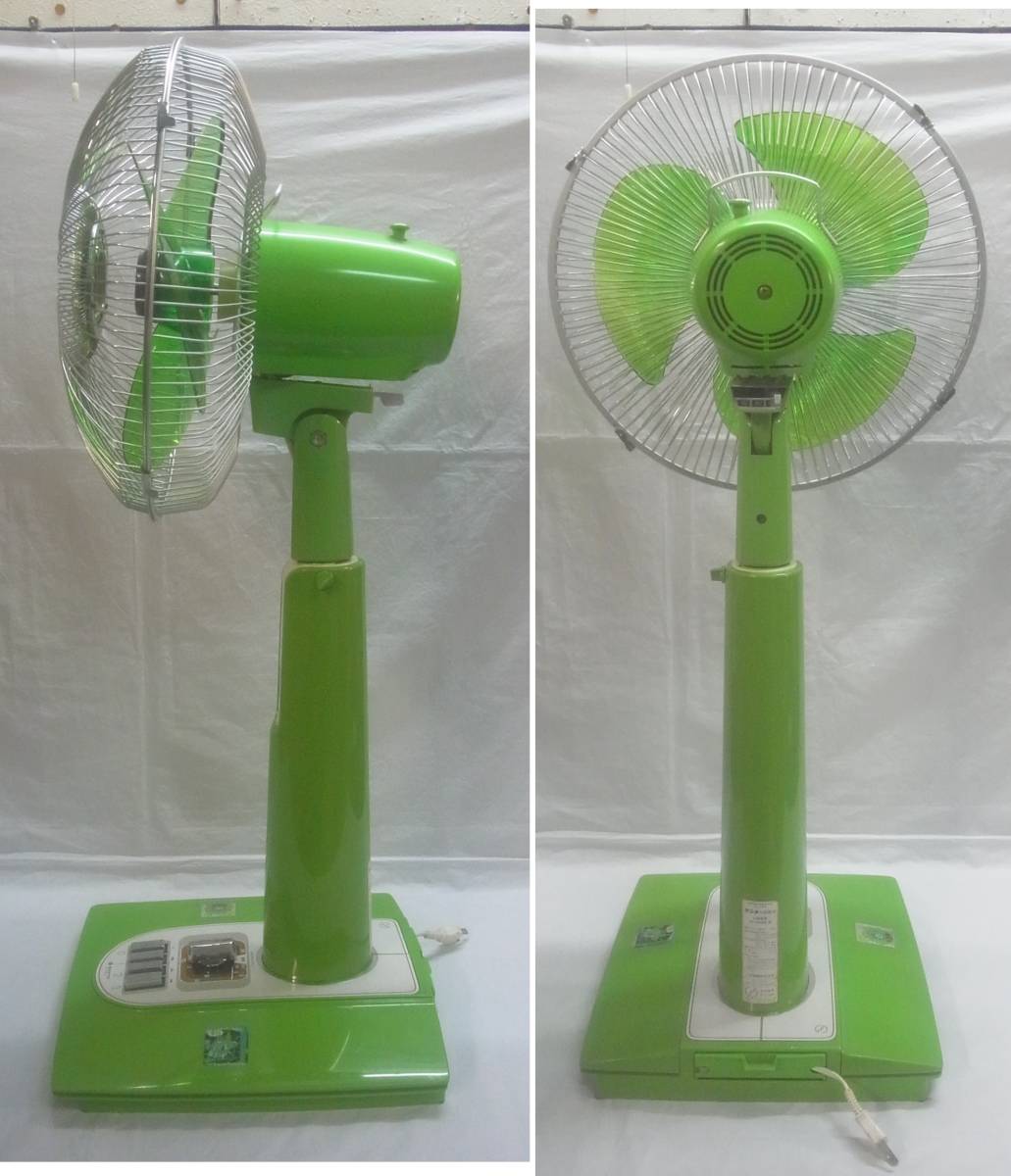 緑【動作品】昭和レトロサンヨー扇風機お座敷扇EF-A30GL☆昭和 緑【動作品】昭和レトロサンヨー扇風機お座敷扇EF-A30GL☆昭和