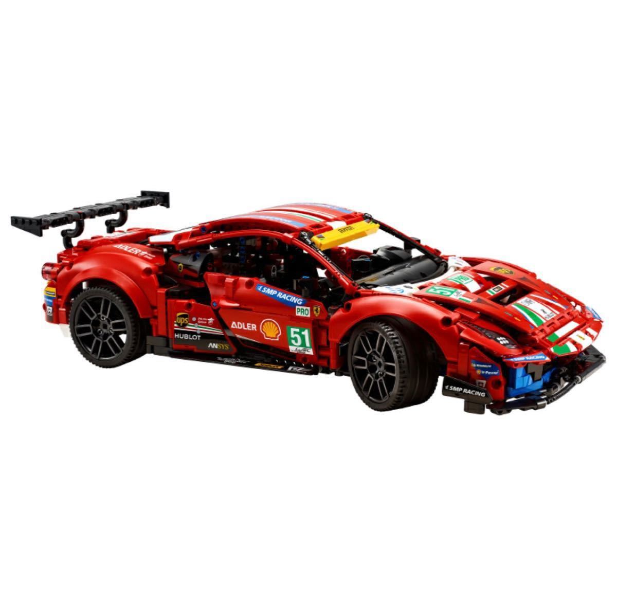 レゴ  LEGO レゴテクニック フェラーリ 488 GTE AF コルセ #51 42125