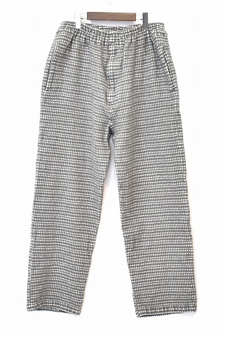 UNDERCOVER （アンダーカバー） UCZ4501-2　縮絨 WOOL EASY PANTS DOT CHECK ウールイージーパンツ ドット チェック GRAY 2 MADE IN JAPAN_画像1