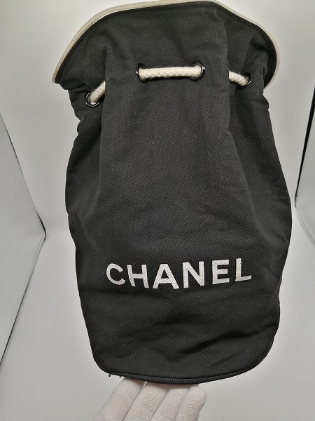 公式サイト CHANEL シャネル ブラック レディース プールリュック バケツ型 ノベルティ ハンドバッグ