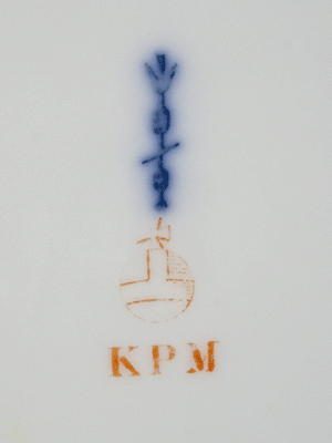 KPMベルリン ク－ルラント バードプレート25cm(飾り皿