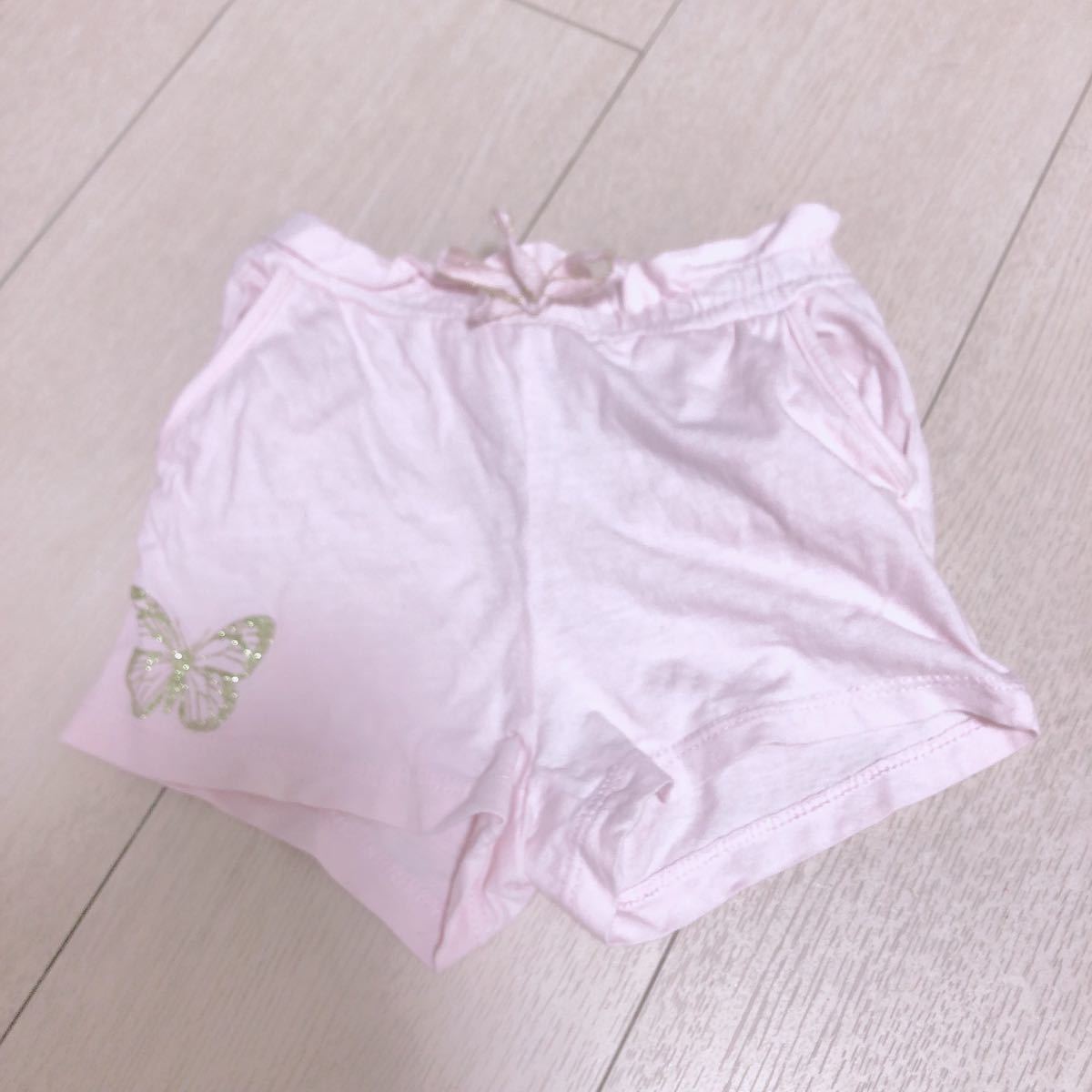Paypayフリマ ショートパンツ H M ピンク 蝶々 ラメ リボン ピンク ショーパン 半ズボン 女の子 Paypayフリマ ショートパンツ H M ピンク 蝶々 ラメ リボン ピンク ショーパン 半ズボン 女の子