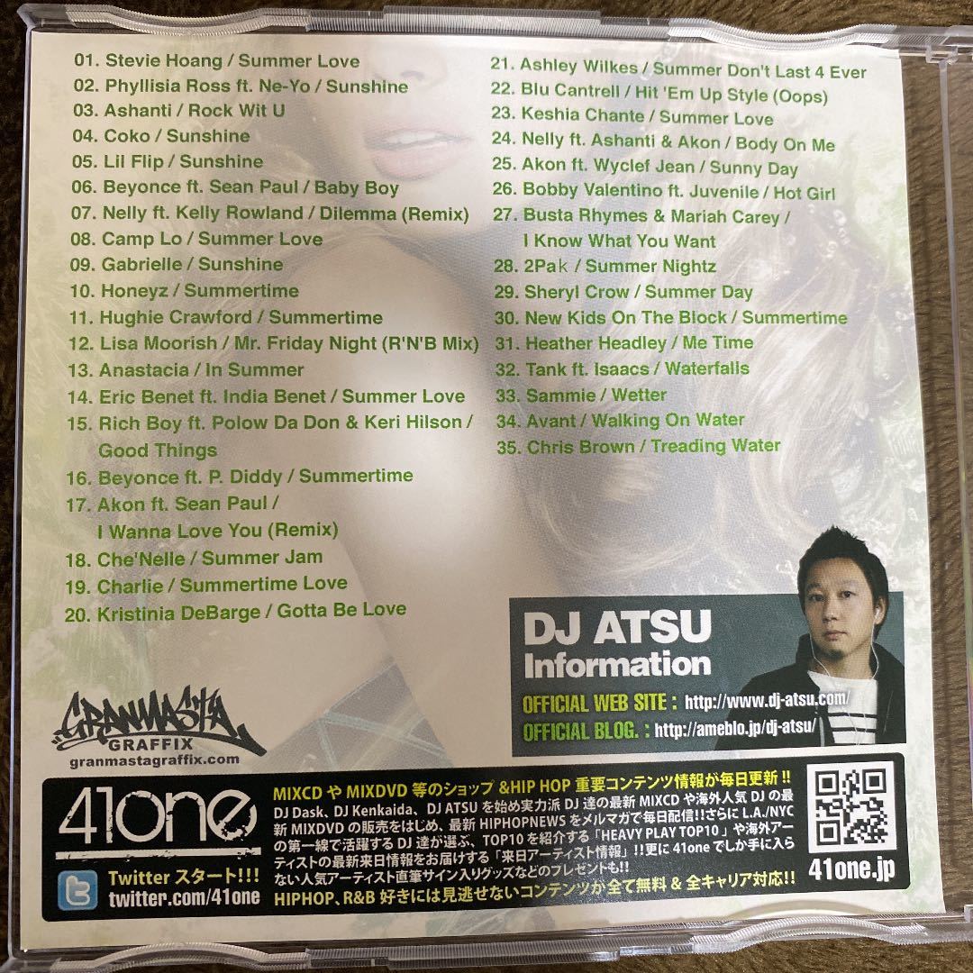 【DJ ATSU】夏に聴きたいR&B コンプリートセット【MIX CD】【廃盤】【送料無料】