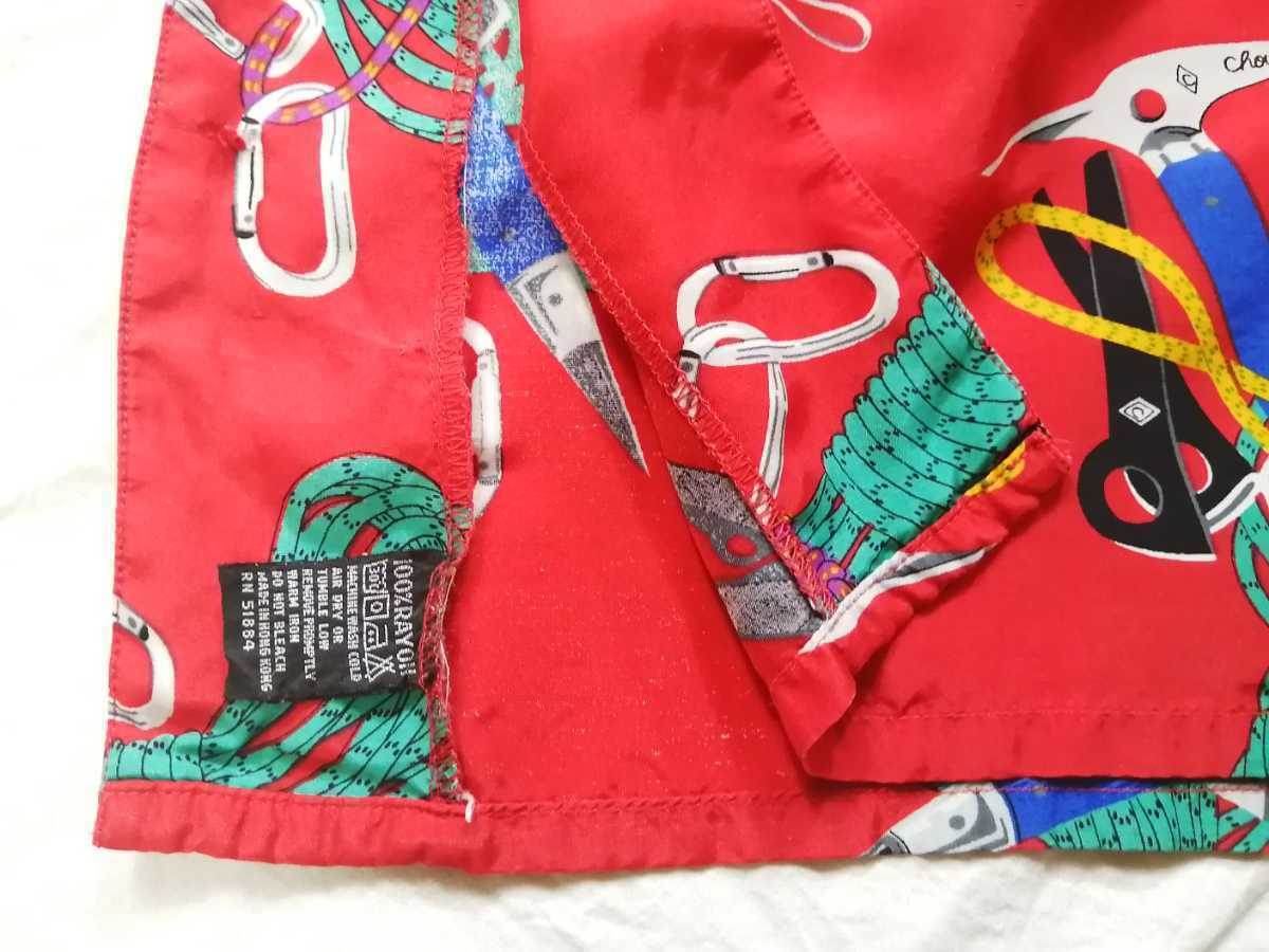 80s chouinard シュイナード アロハシャツ レッド XL Patagonia 80s chouinard シュイナード アロハシャツ レッド XL Patagonia