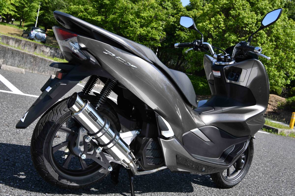 新品 ビームス PCX HYBRID (2AJ-JF84)用 R-EVO2 ステンレスサイレンサー 政府認証 G183-54-008 BEAMS マフラー ホンダ_画像1