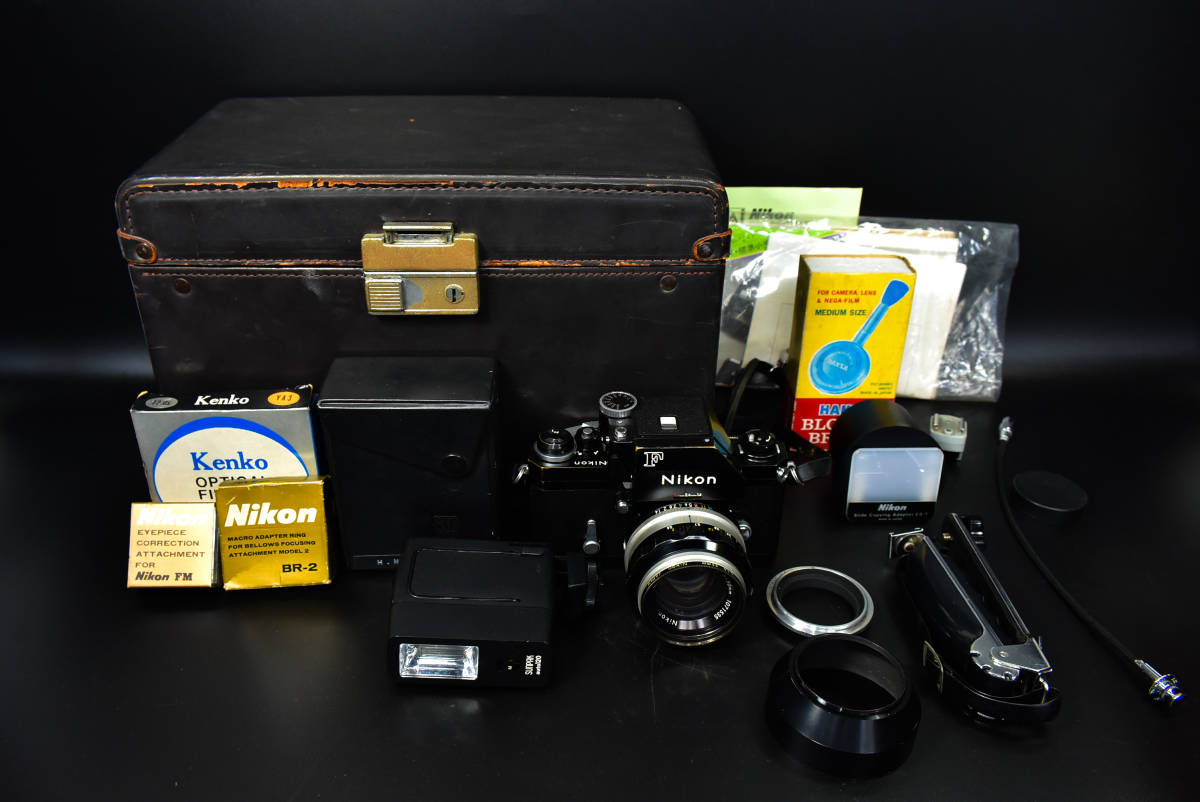 Nikon / New NikonF / ニコンF / ブラックボディ / NIKKOR-S 1.4/50 / セット / フィルムカメラ / オールドレンズ