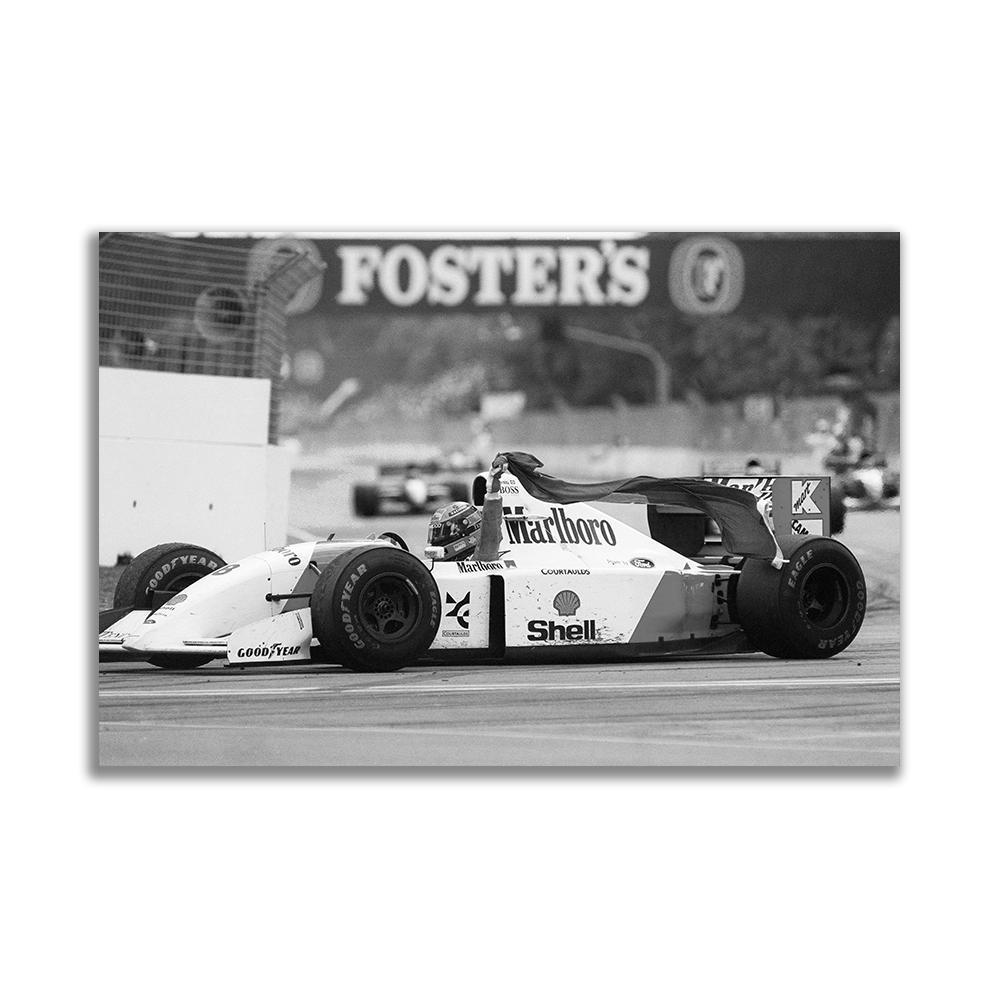Ayrton Senna アイルトン・セナ 特大 ポスター 約150x100cm 海外 F1 インテリア グッズ 絵 雑貨 写真 フォト アート 大判 大 8_画像3