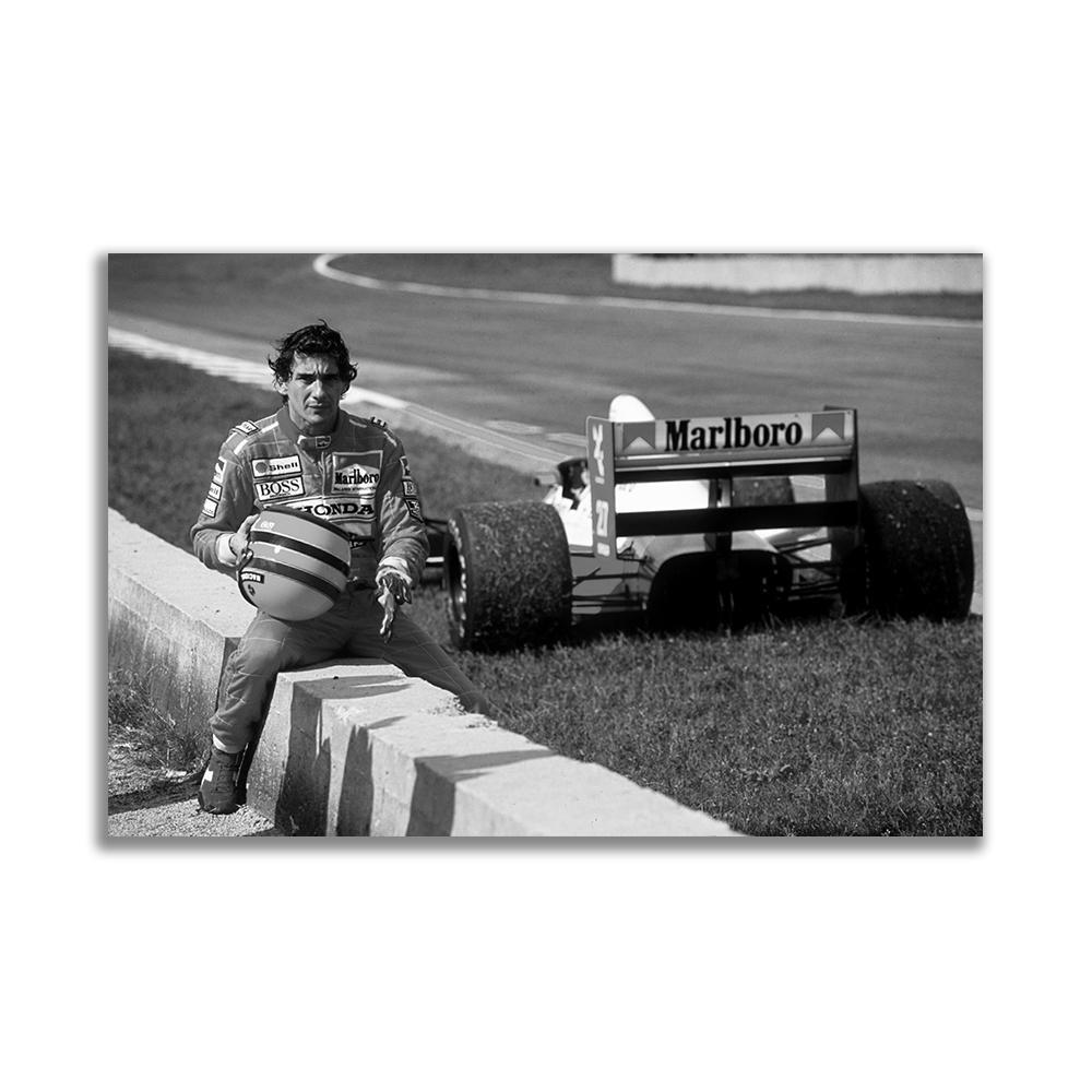 Ayrton Senna アイルトン・セナ 特大 ポスター 約150x100cm 海外 F1 インテリア グッズ 絵 雑貨 写真 フォト アート 大判 大 2_画像3