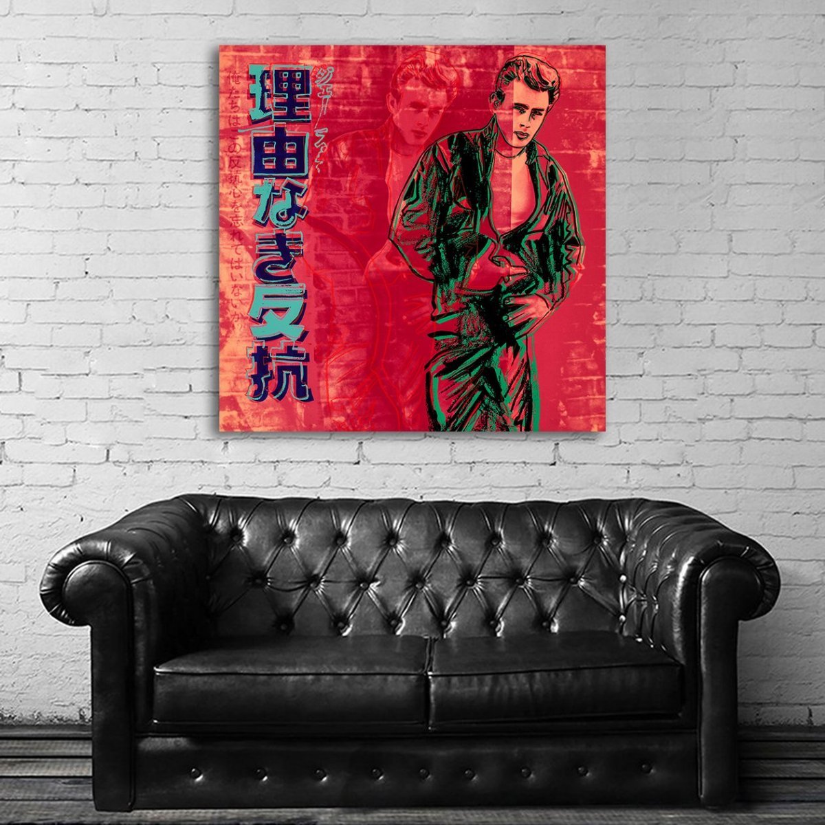 ジェームズ・ディーン James Dean 特大 ポスター 約100x100cm 海外