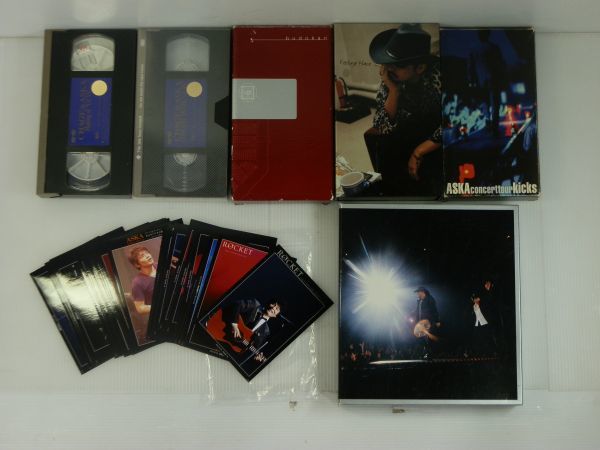 【希少/ビデオテープ/VHS】CHAGE & ASKA チャゲアス 36本+ROCKET生写真セット