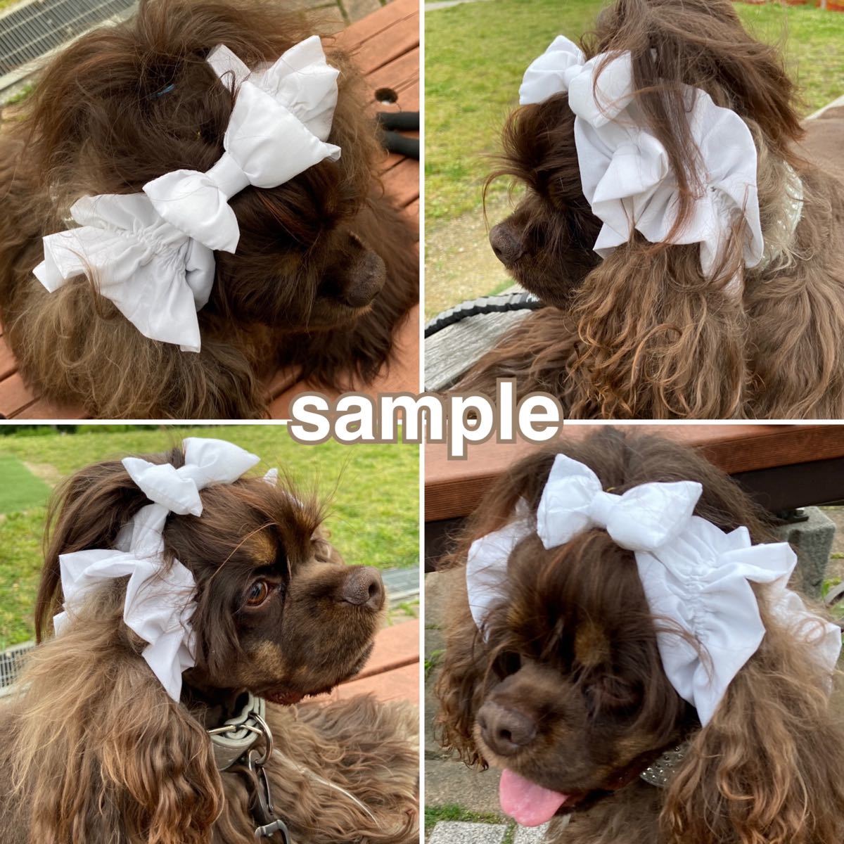 Paypayフリマ 犬用 イヤーシュシュ スヌード ヘアバンド Paypayフリマ 犬用 イヤーシュシュ スヌード ヘアバンド