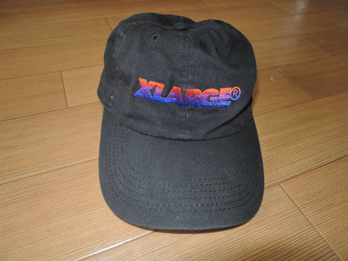 XLARGE エクストララージ 刺繍ロゴ キャップ 黒 グラデーション LOGO_画像2