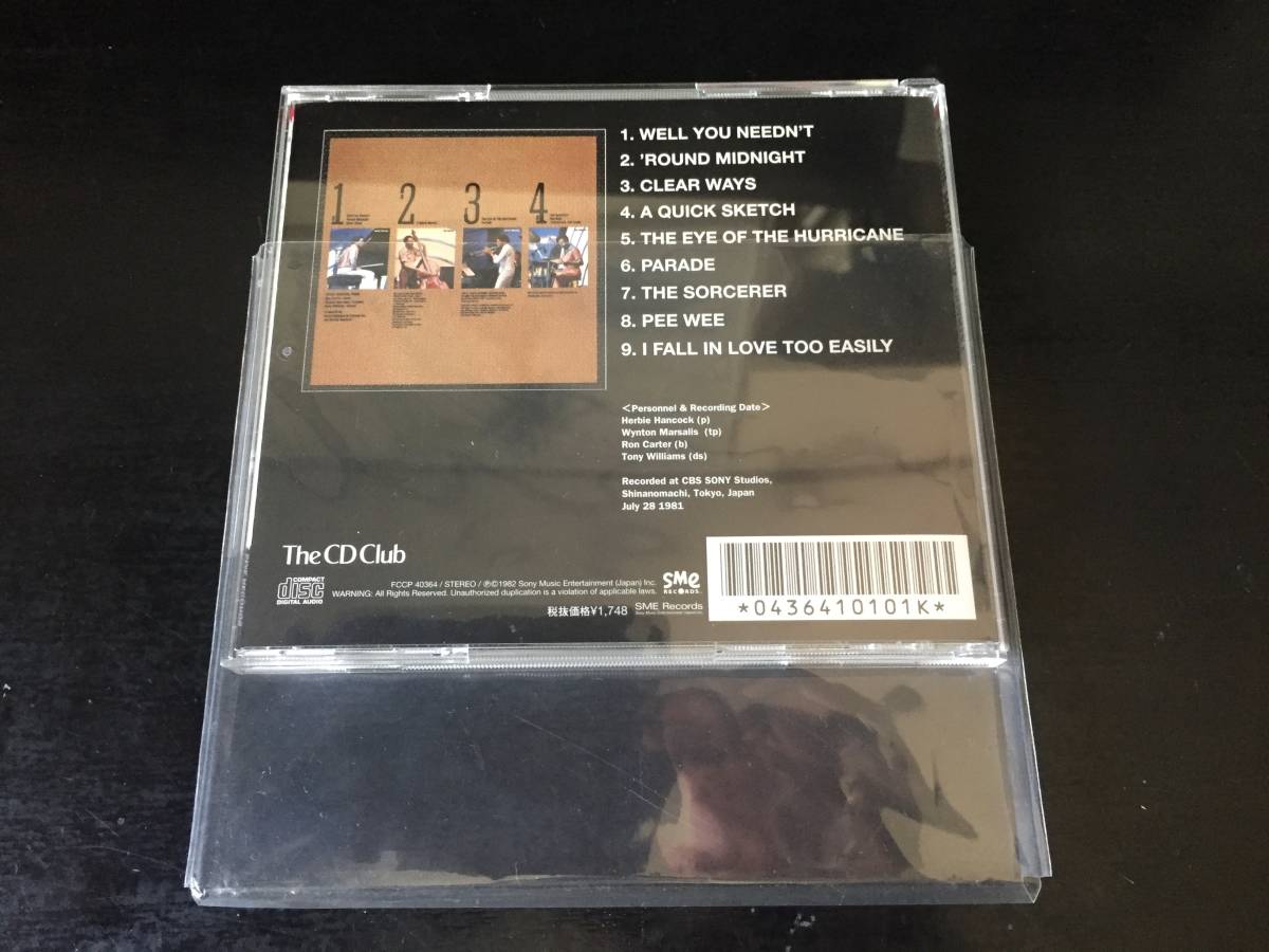 Herbie Hancock Quartet - 2LP in 1CD /Wynton Marsalis - Ron Carter - Tony Williams / SME Sony 国内盤CD！追跡安価クリックポスト発送_画像8