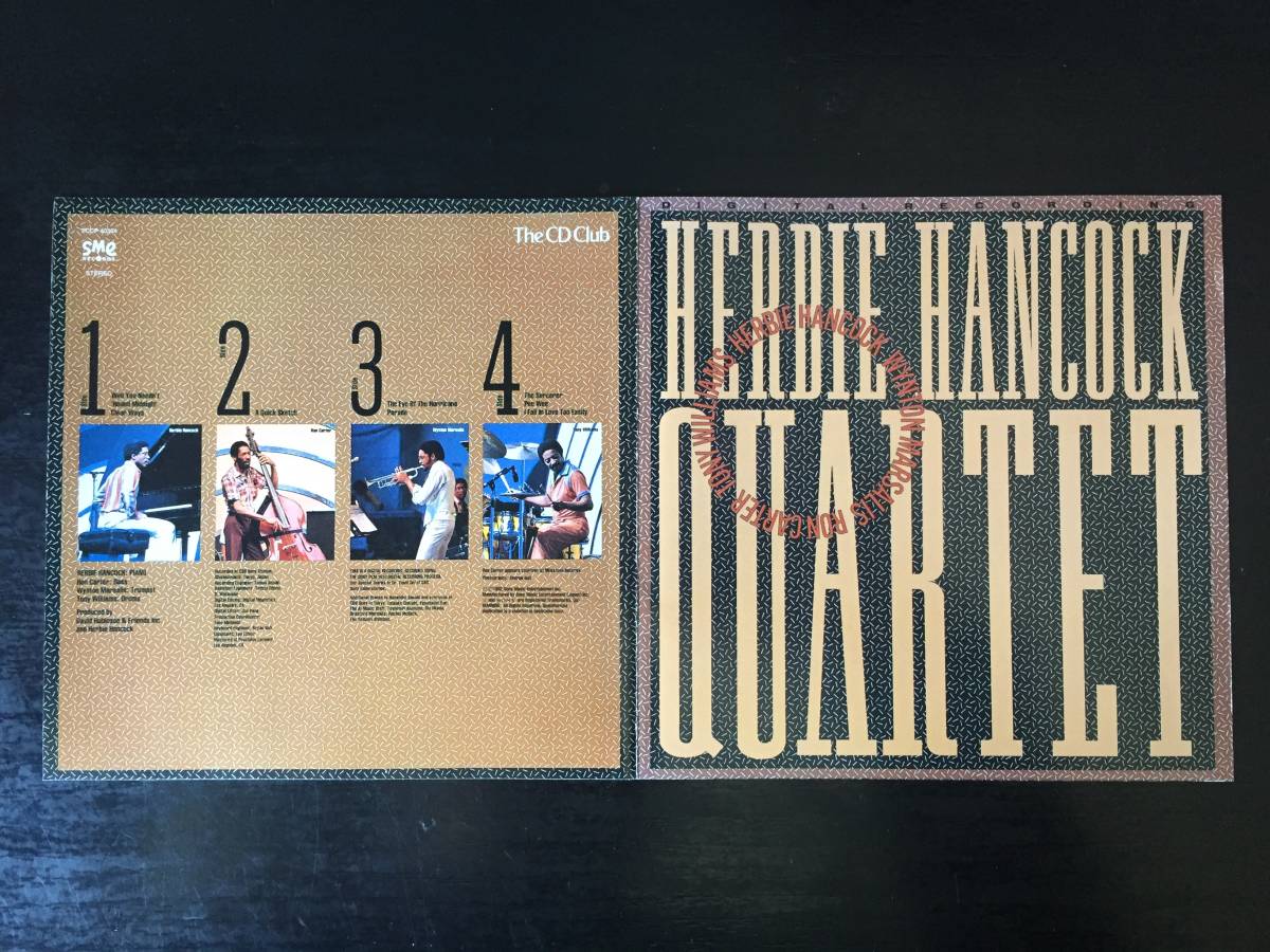 Herbie Hancock Quartet - 2LP in 1CD /Wynton Marsalis - Ron Carter - Tony Williams / SME Sony 国内盤CD！追跡安価クリックポスト発送_画像4