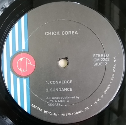 ＬＰ　チック・コリア　chick corea　サンダンス　sundance_画像8