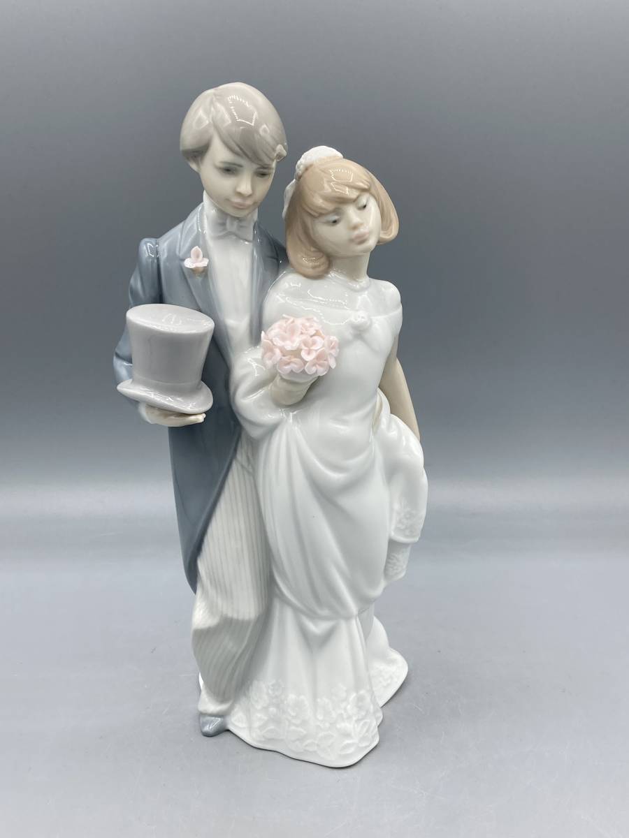 ヤフオク! - リヤドロ 祝福の鐘の音 結婚式 ウェディング 高さ21cm...