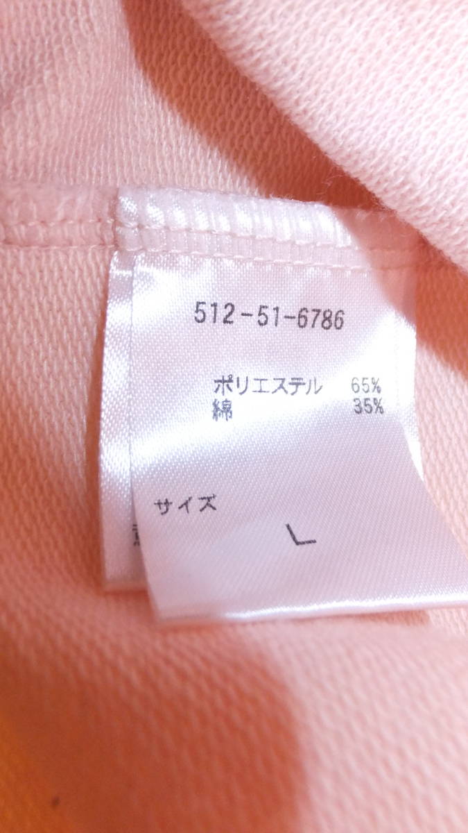 ★Cinema Club★Ladies tops Size L　シネマクラブレディーストップス　サイズL　USED IN JAPAN うすピンク_画像6