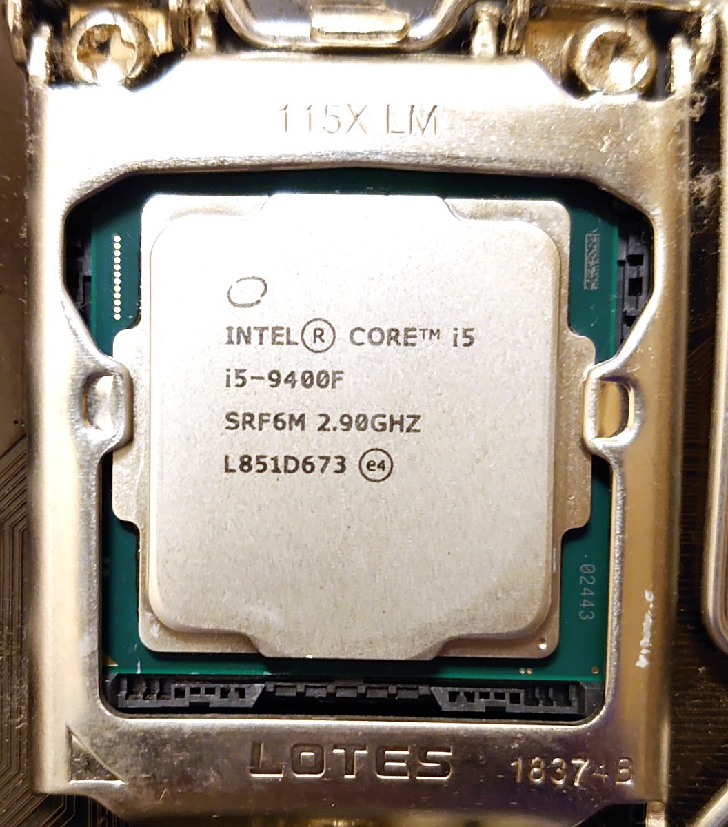 Core i5 9400F、H310C5-M7【CPU,マザーボードセット】