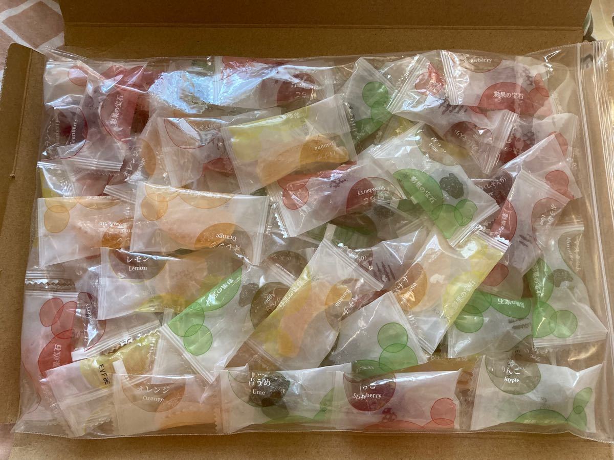 贈り物 【未開封】彩果の宝石 フルーツゼリーコレクション 50個入り（送料込） 通販