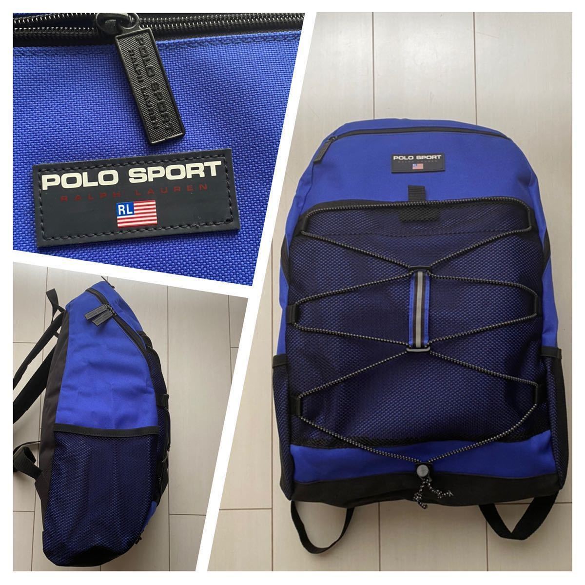 送料無料 90s 未使用 美品 dead stock デッド ストック ポロスポーツ ラルフローレン POLO SPORT バックパック バッグ BAG リュック rrl 92