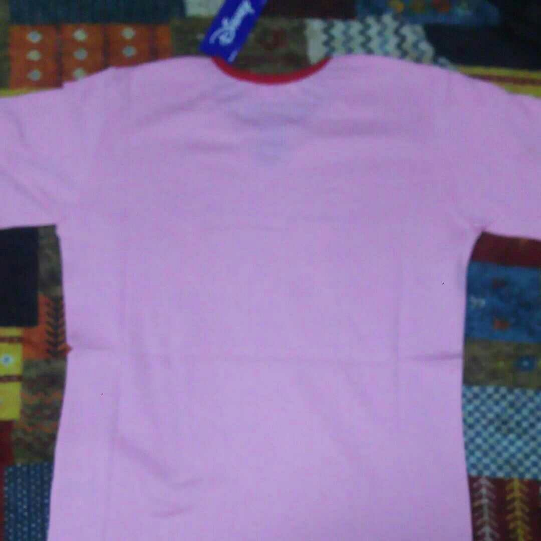 ミニー Tシャツ ピンク Ｍサイズ 赤 半袖 新品 未使用 Disney ディズニー タグ付き トップス インナー