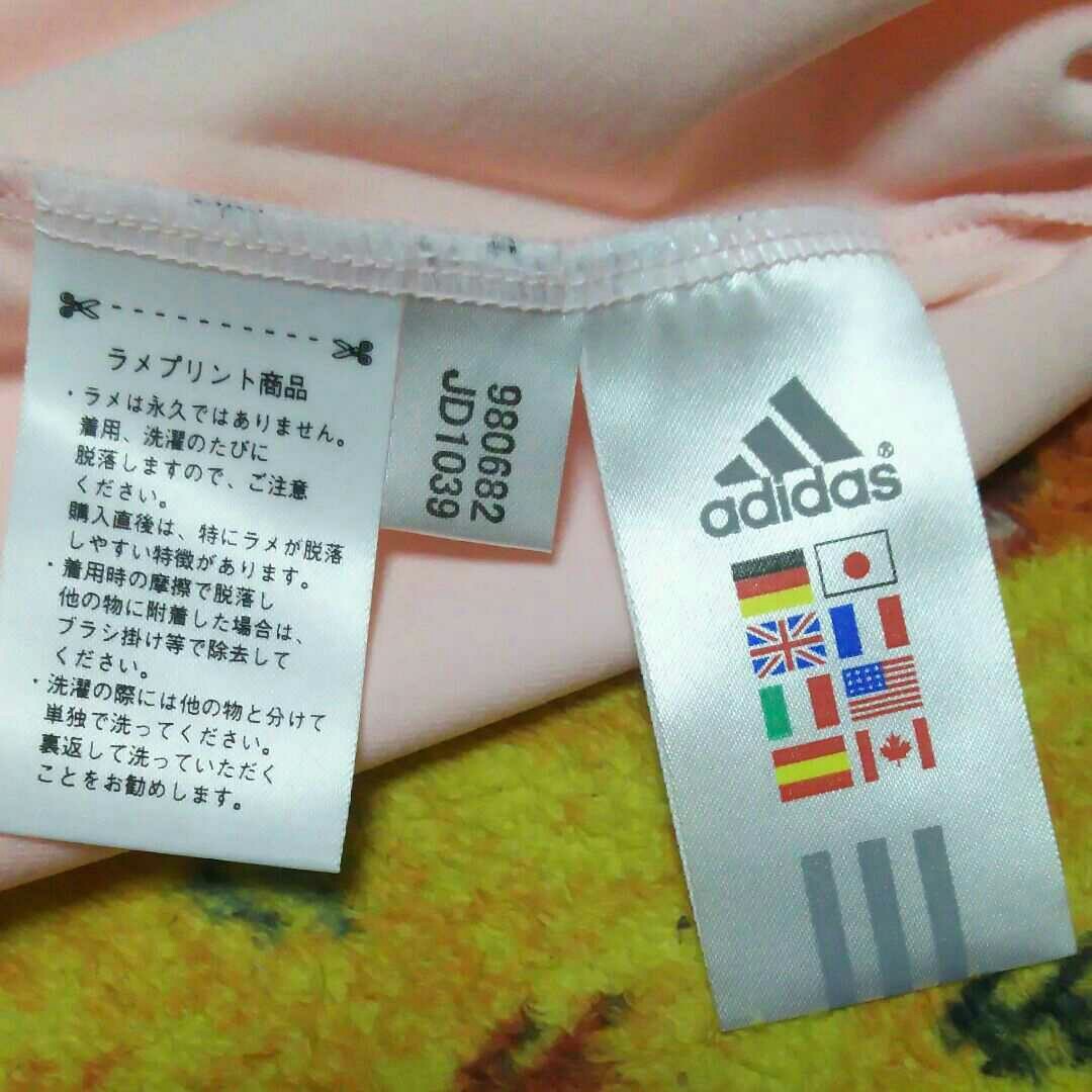 adidas アディダス Tシャツ クライマライト ピンク Ｌサイズ レディース タグ付き 新品 未使用