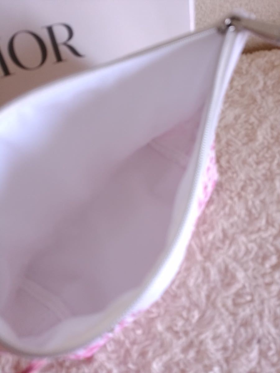 PayPayフリマ｜新品 ディオール Dior ポーチ 限定 花柄 ピンク ミス 