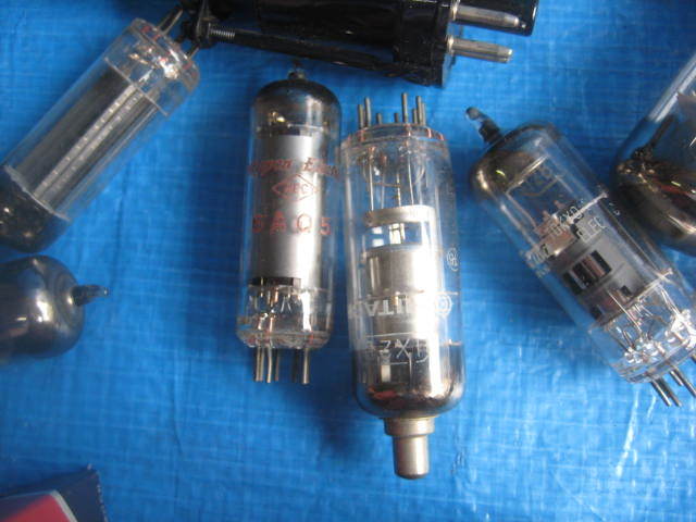 super valuable! vacuum tube fully retro Showa era wireless radio parts amplifier 