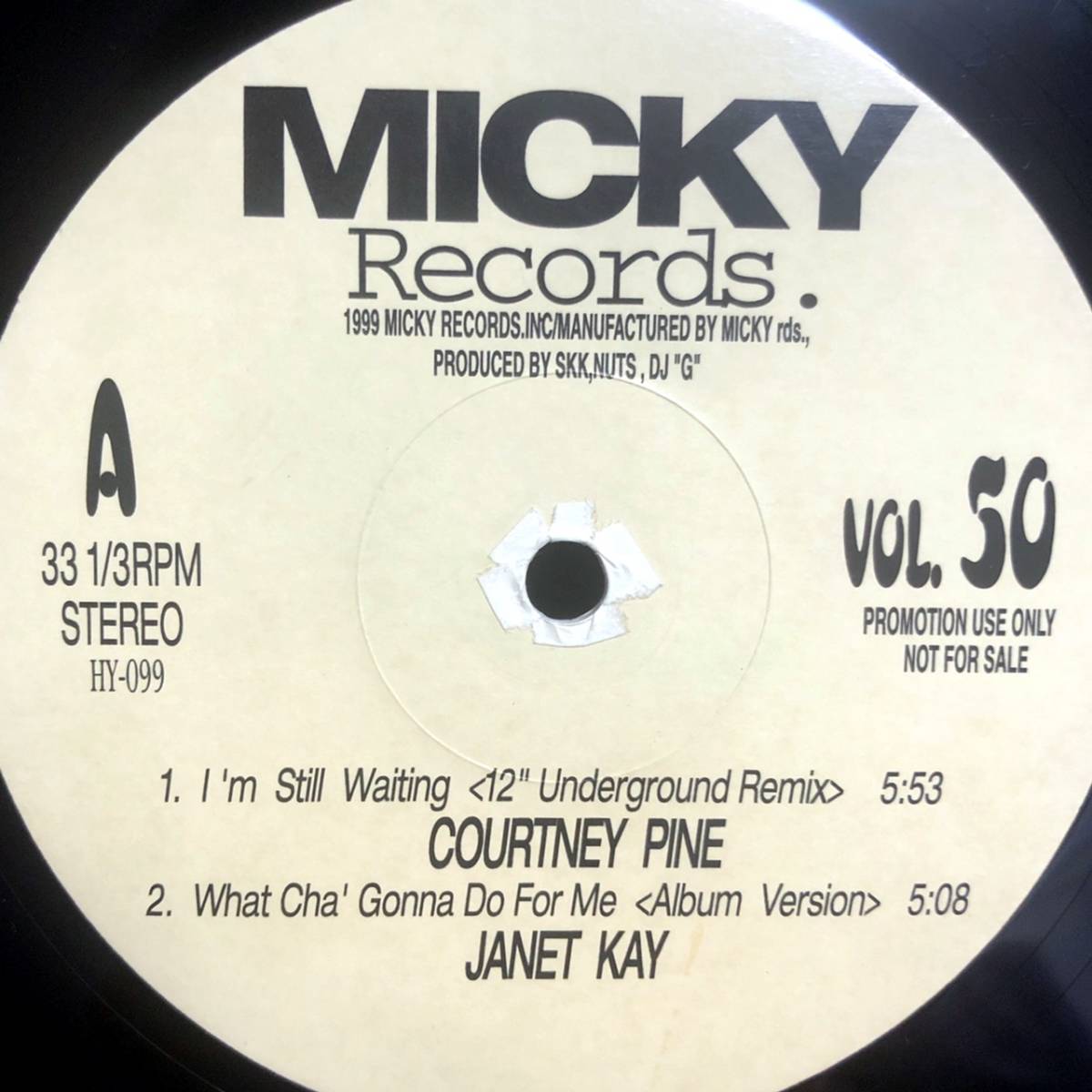 MICKY RECORDS VOLUME 50 courtney pine i'm still waiting r.kelly she's got that vibe_画像3