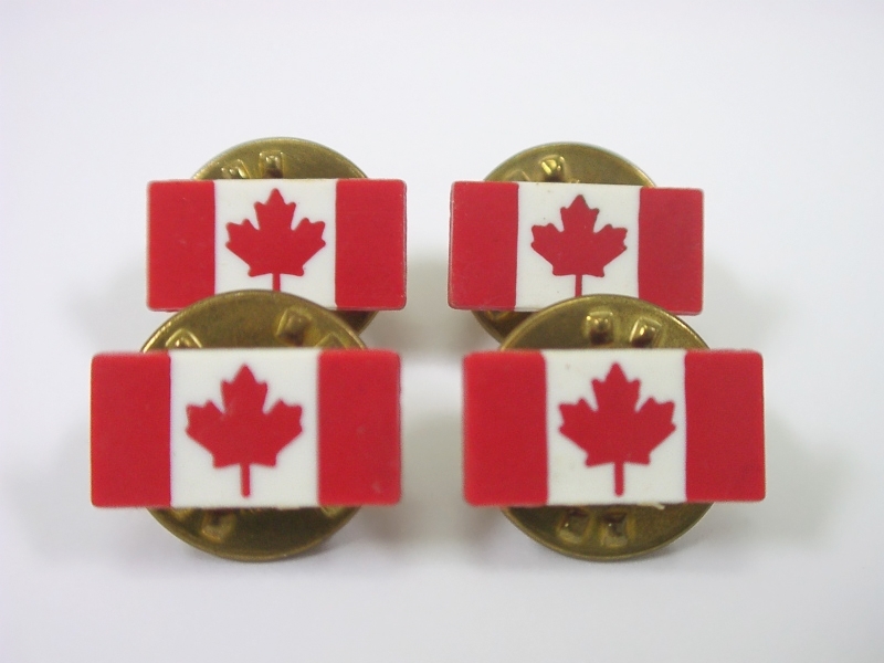 カナダ 国旗デザイン ピン(ピンバッチ) 4個 セット_画像1