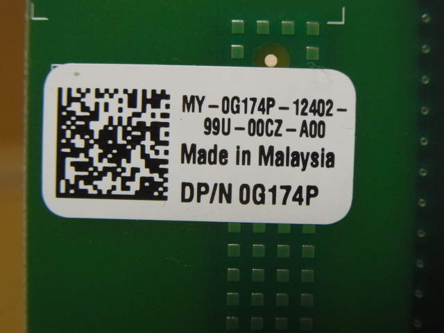 ■Intel Pro/1000 ET Dual Port adapter PCI-E/DELL/G174P (HB194)_画像4
