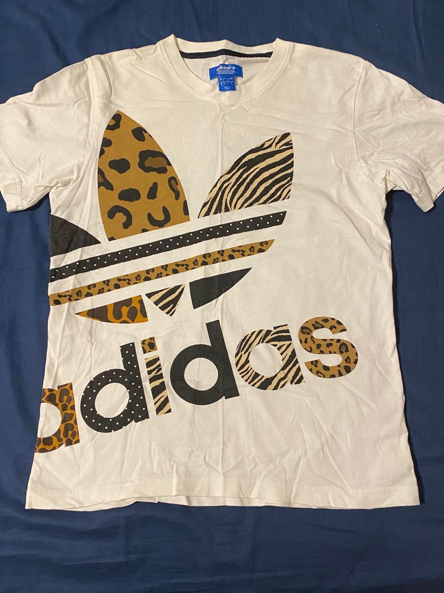 adidas オリジナルス　ヒョウ柄　Tシャツ