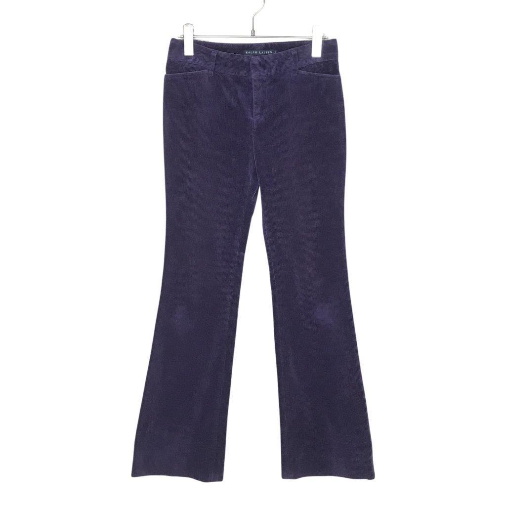 * Ralph Lauren Ralph Lauren* lady's corduroy pants bottoms small . purple purple size 7 cotton Zip fly tube :B:06